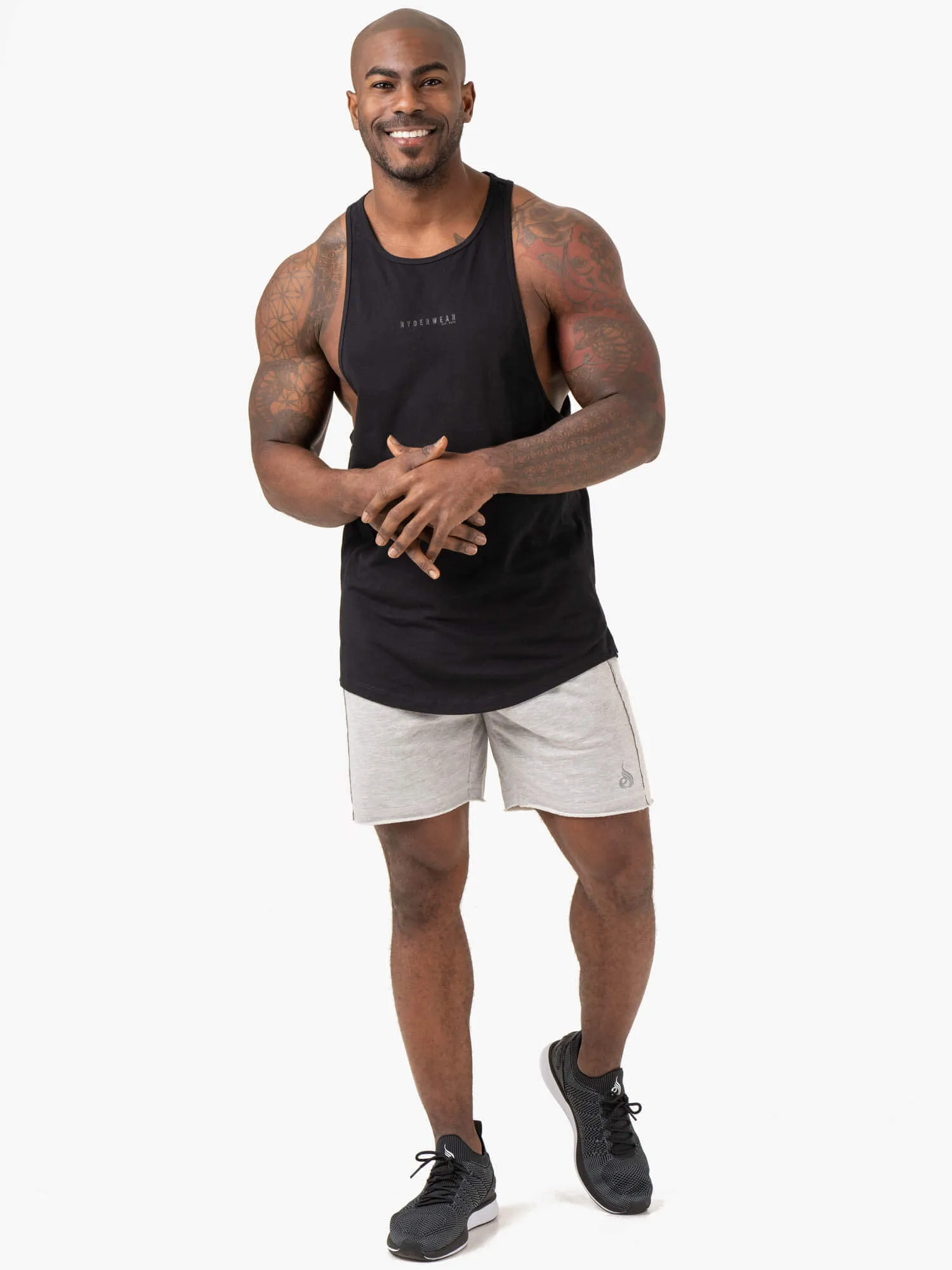 Pursuit Track Shorts - Light Grey Marl high flexibility