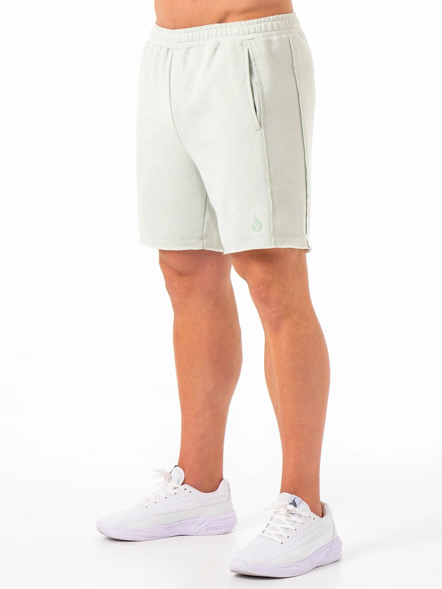 Pursuit Track Shorts - Spearmint stretch fit
