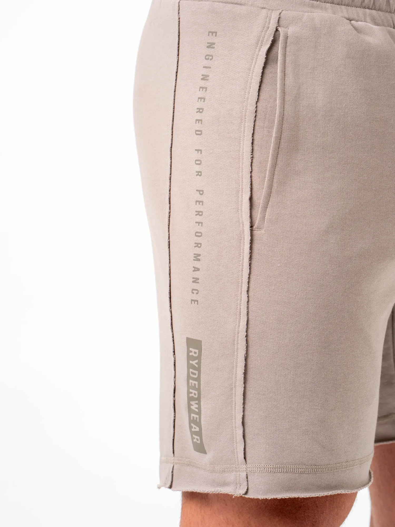 Pursuit Track Shorts - Taupe gym motivation