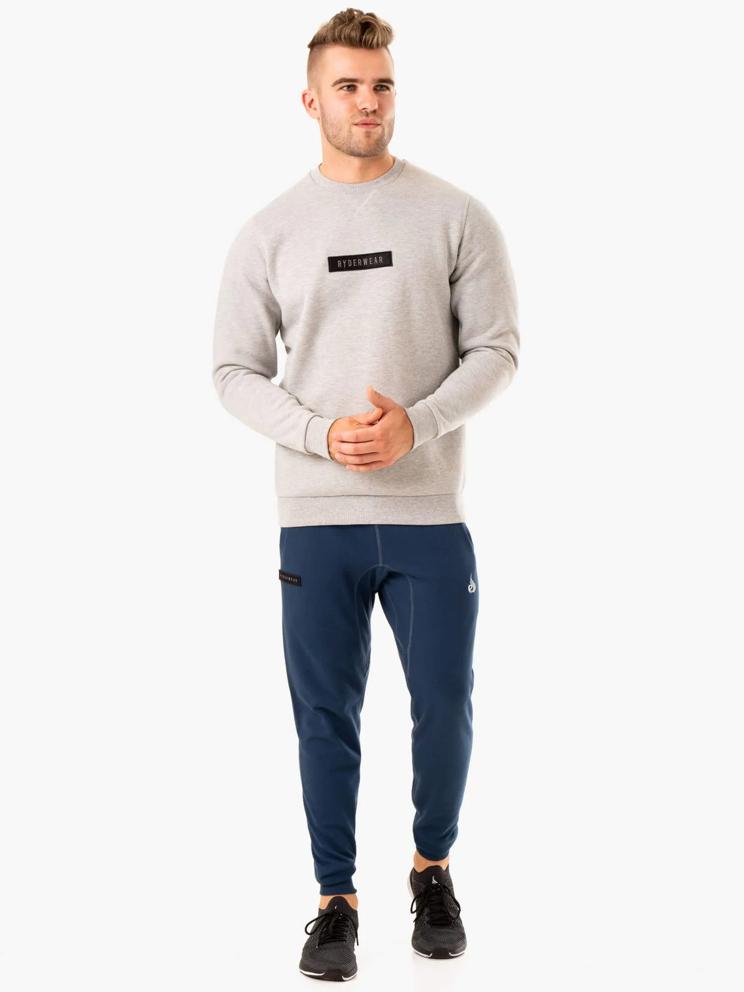 Recharge Pullover - Grey Marl casual warmth