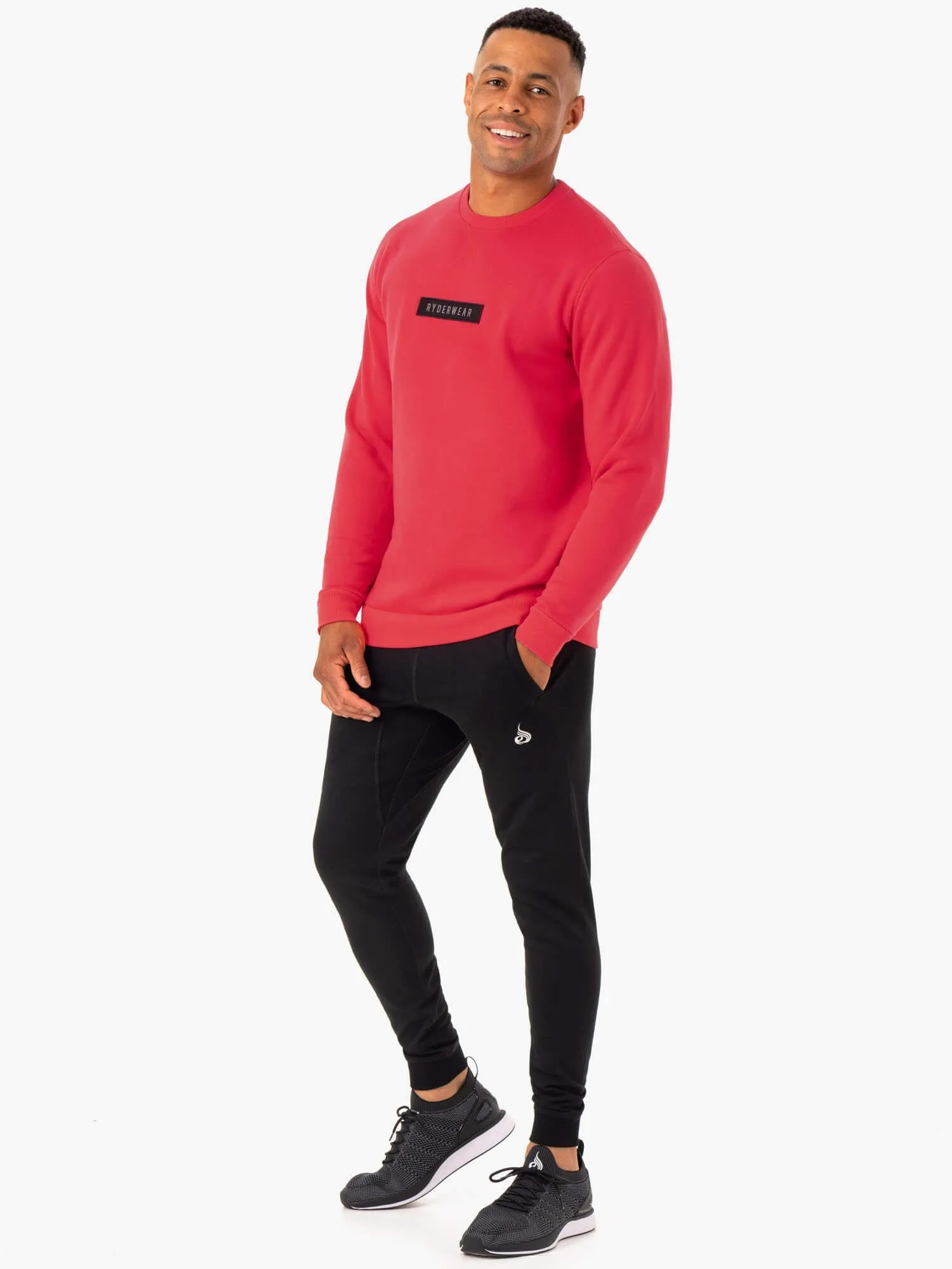 Recharge Pullover - Red travel ready
