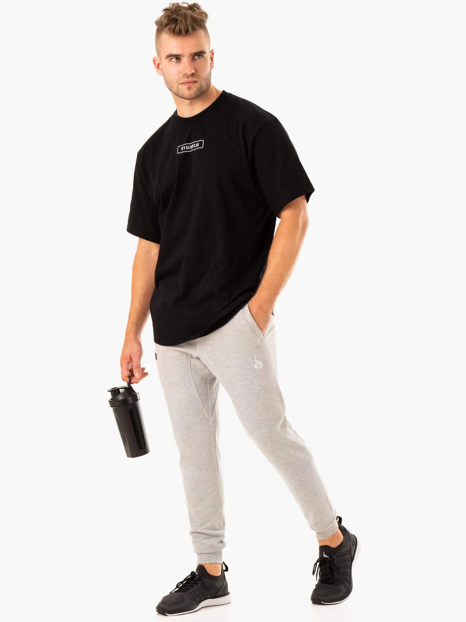 Recharge Tapered Track Pant - Grey Marl Fashion Sport