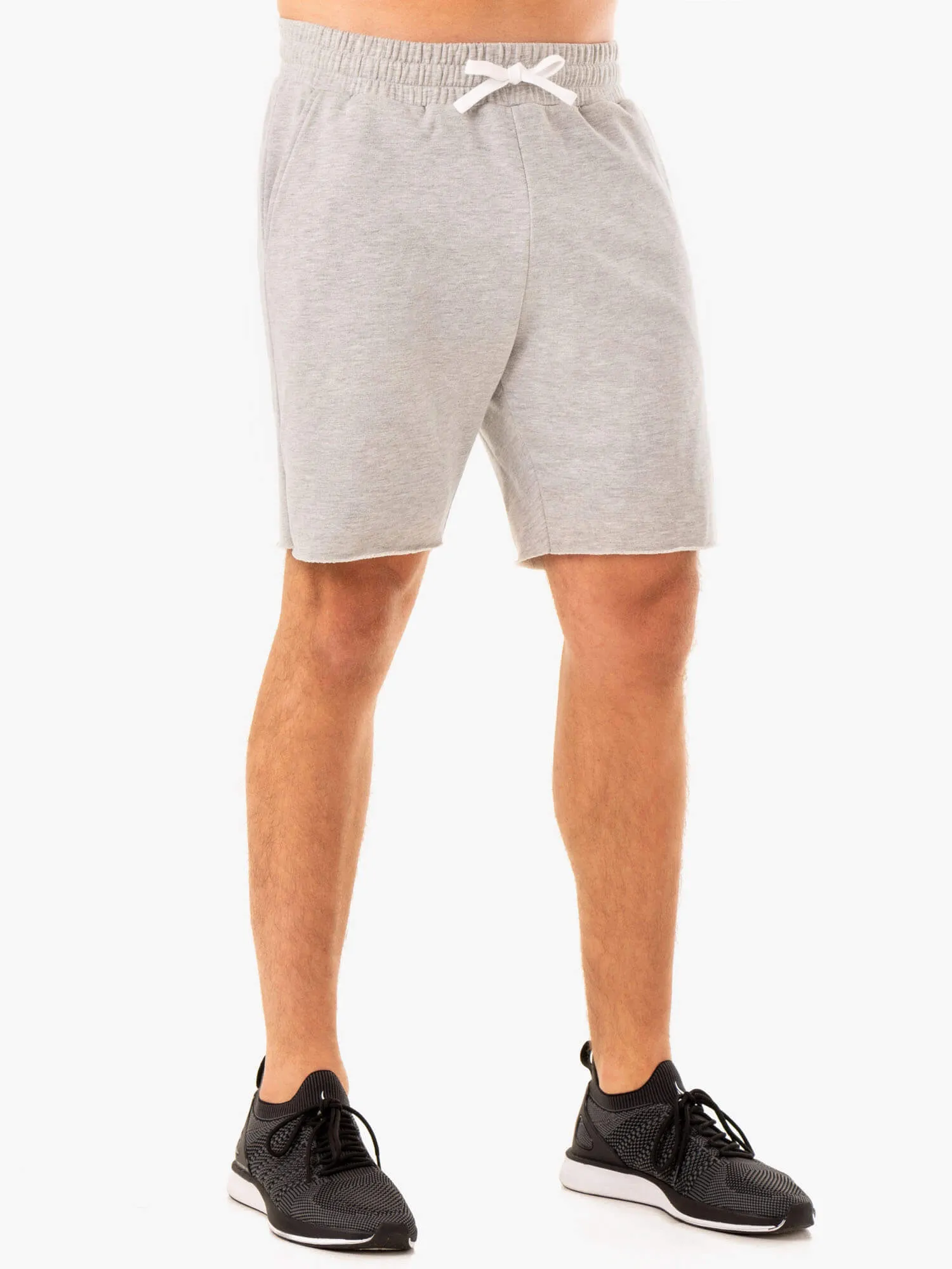 Recharge Track Gym Short - Grey Marl gym culture