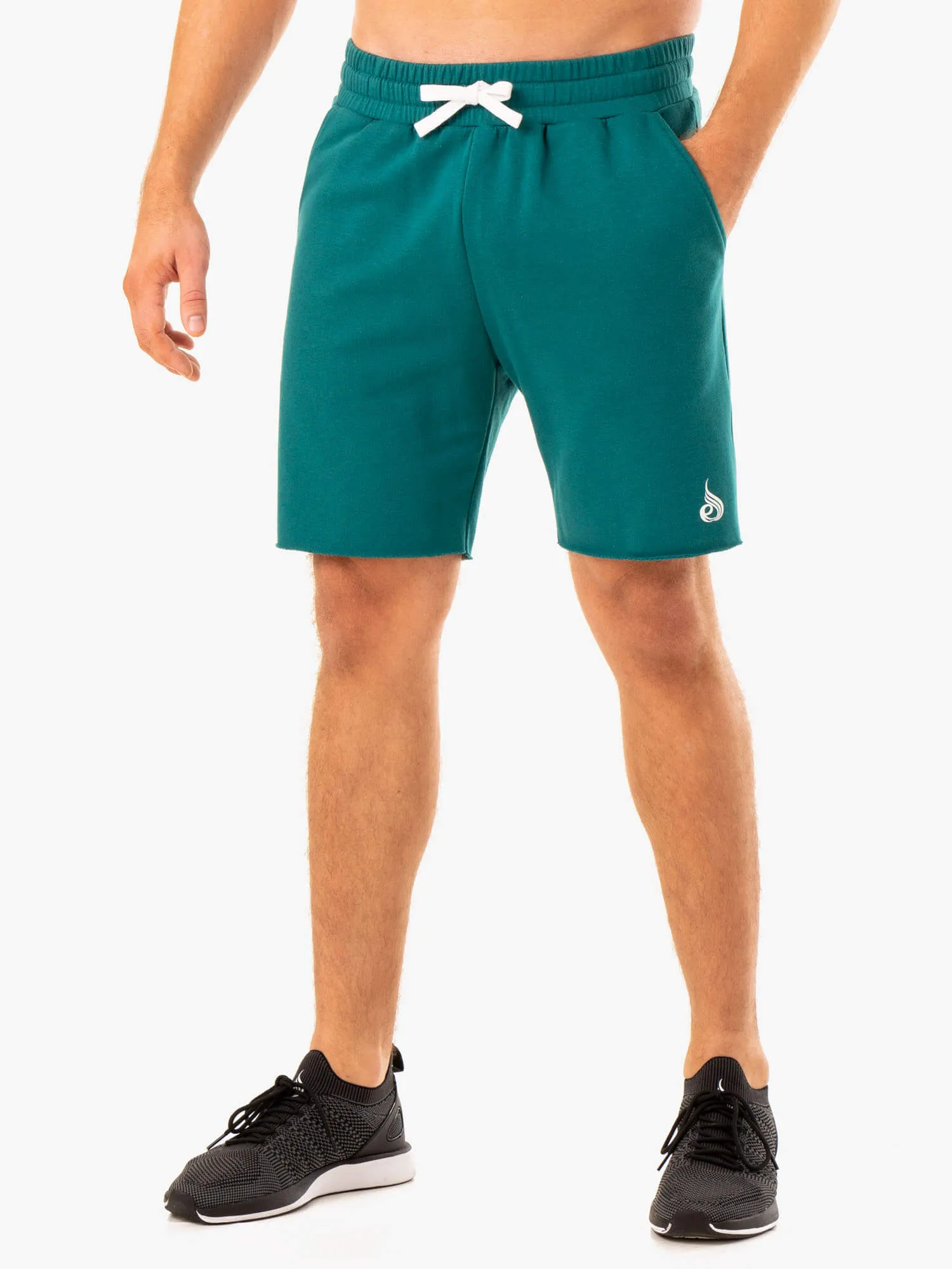 Recharge Track Gym Short - Teal high impact