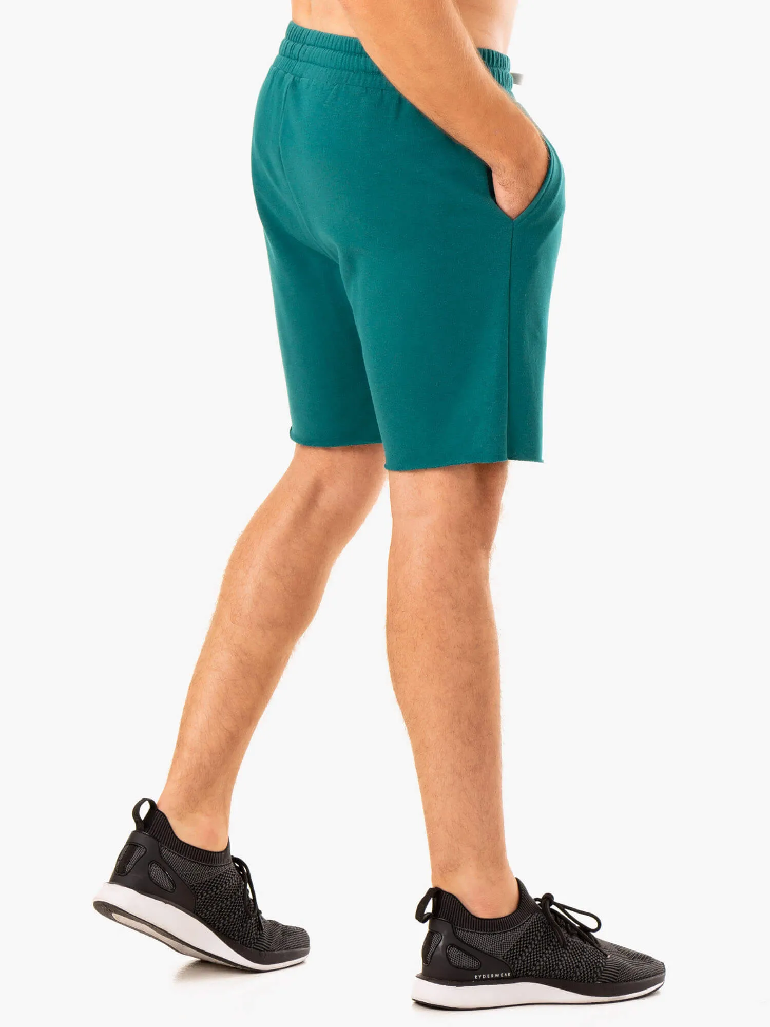 Recharge Track Gym Short - Teal running shorts