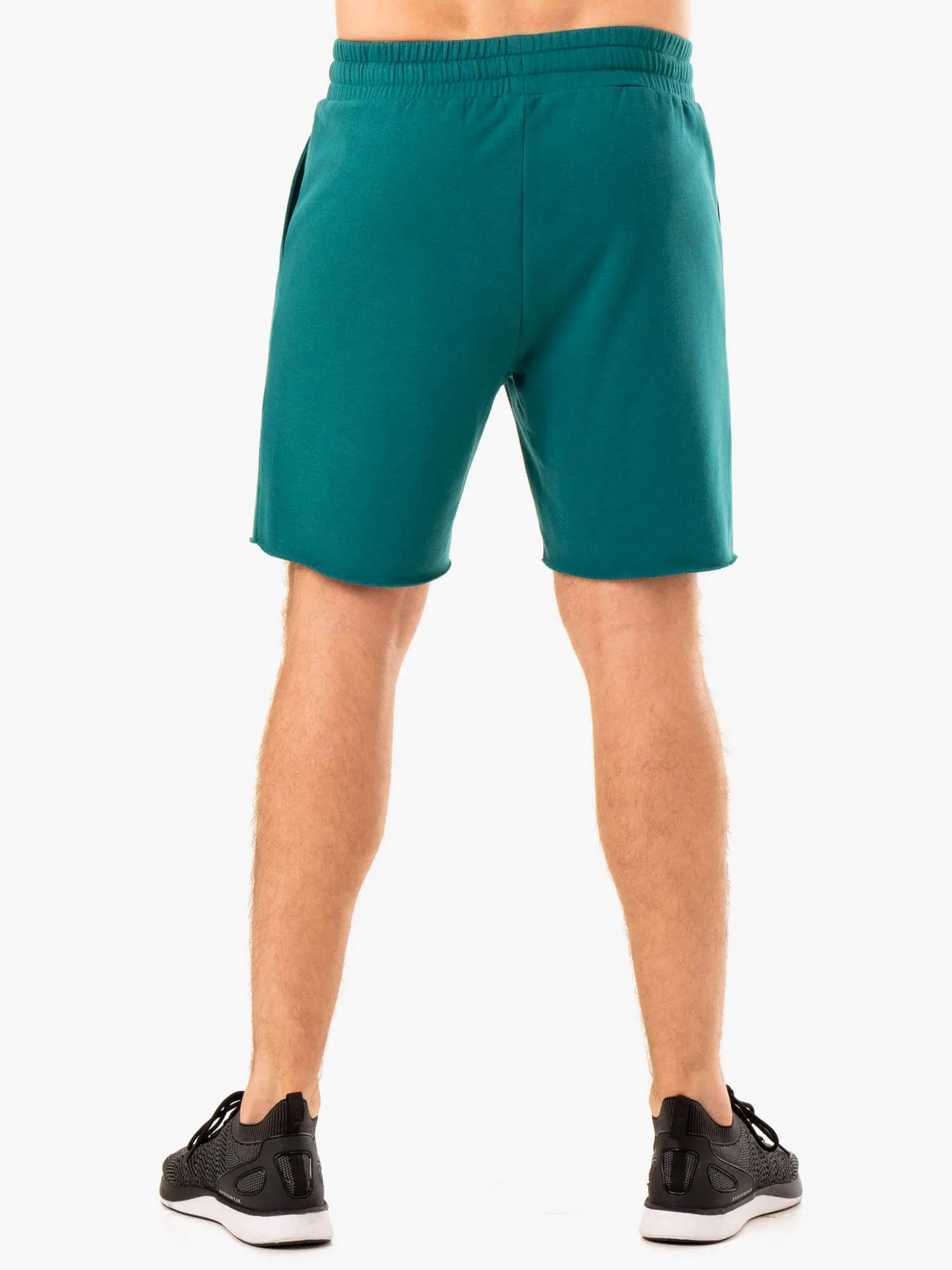 Recharge Track Gym Short - Teal fitness tracker compatible