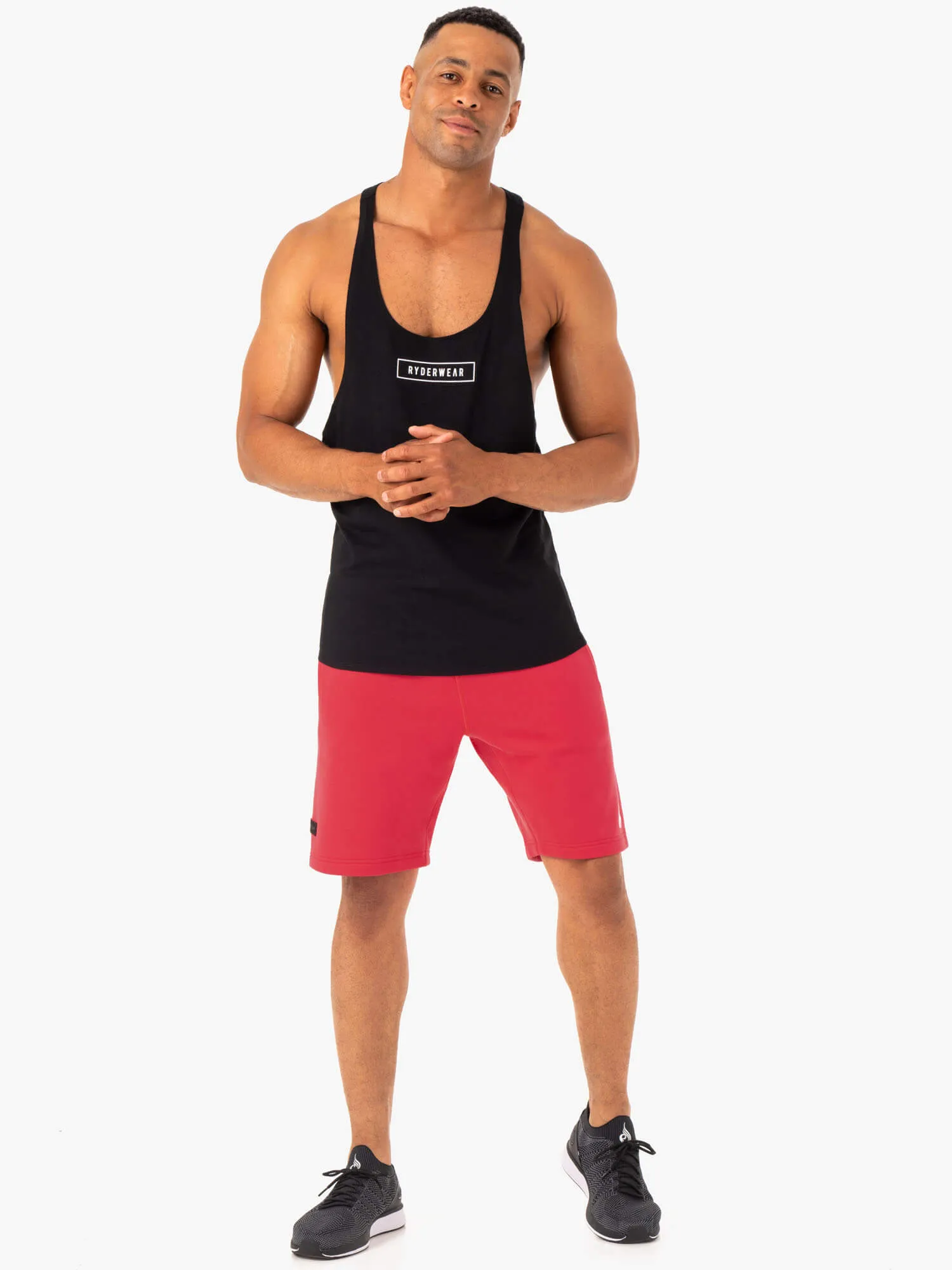 Recharge Track Short - Red urban active