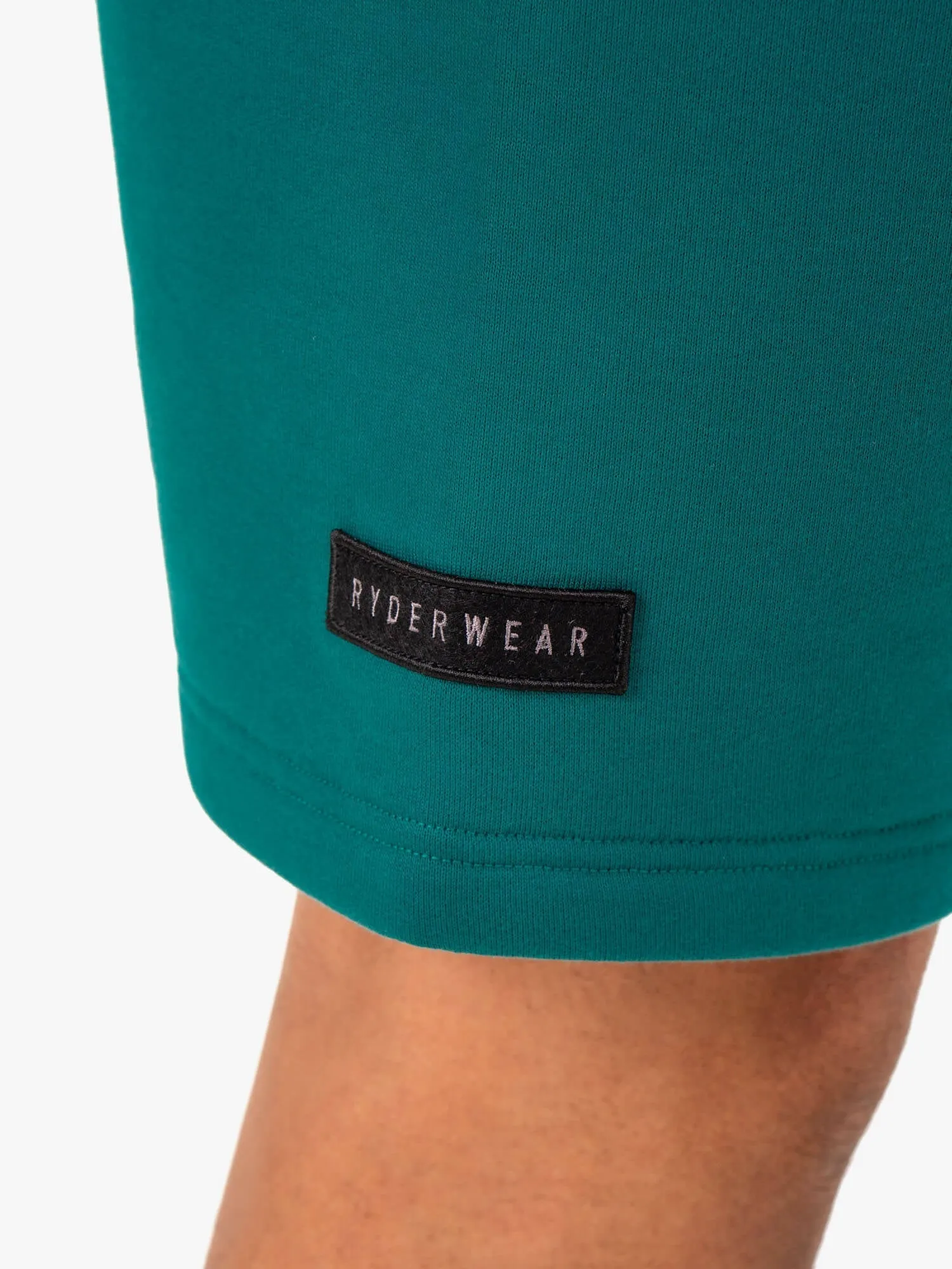 Recharge Track Short - Teal muscle protection