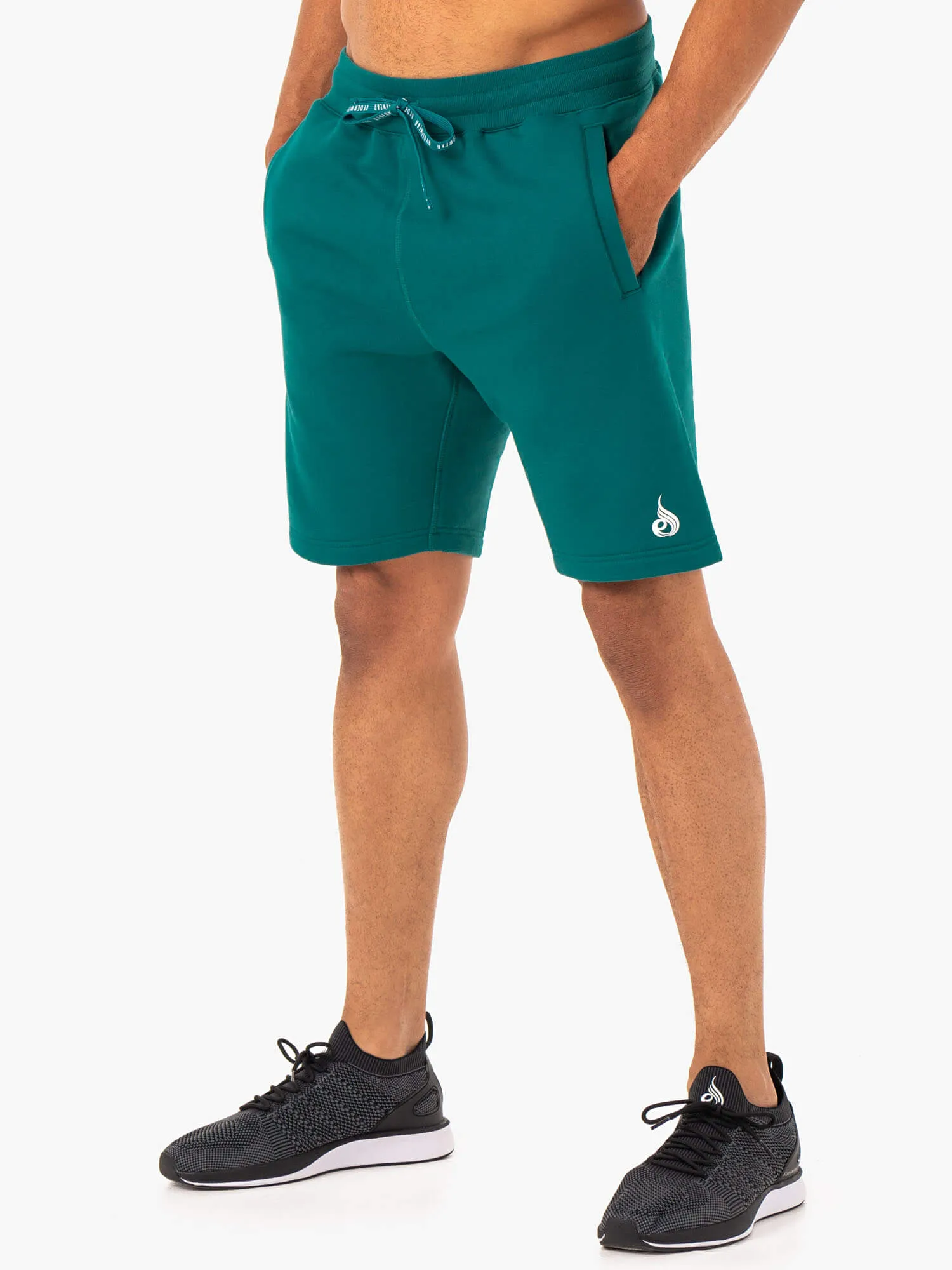 Recharge Track Short - Teal loose fit