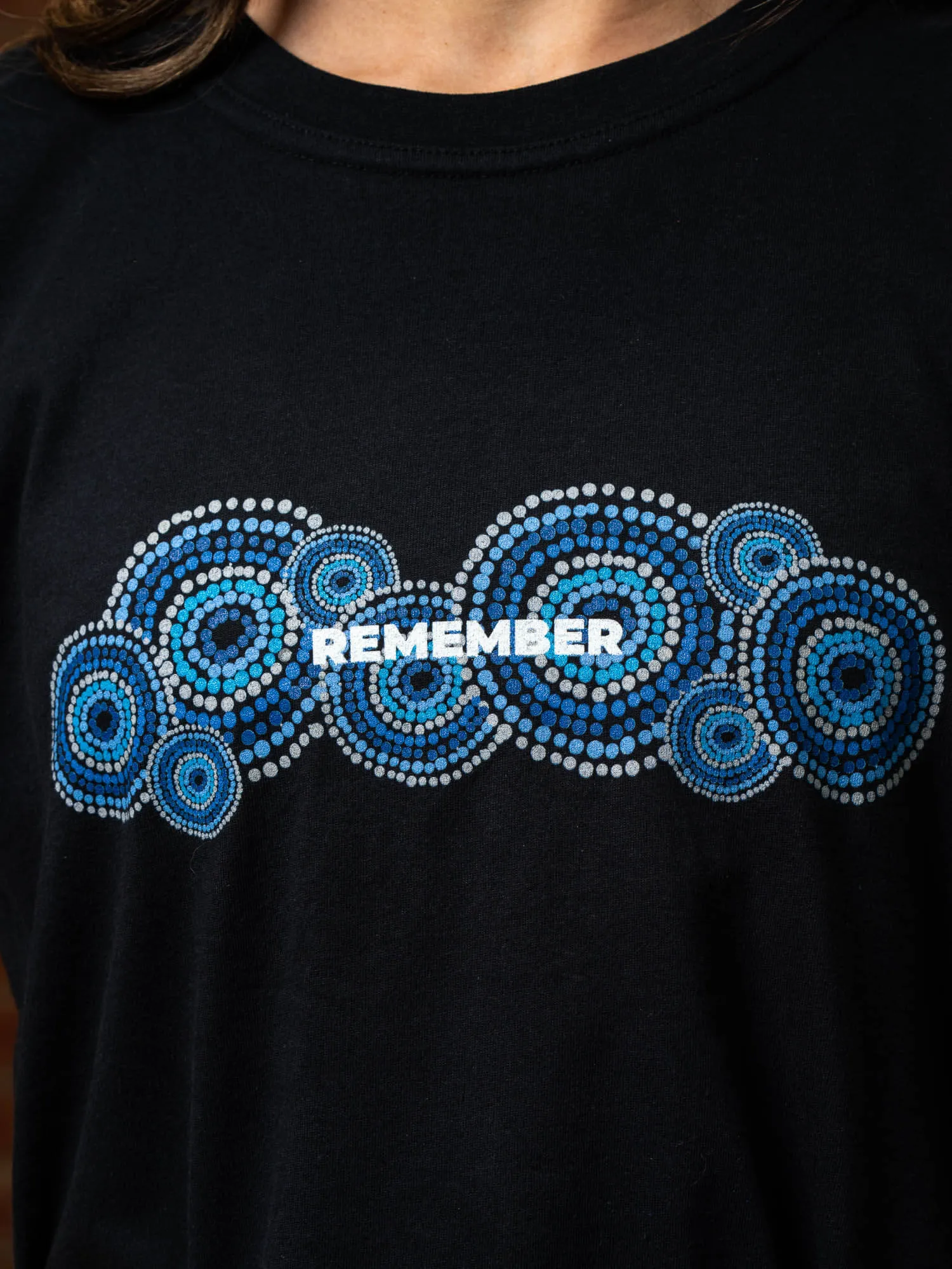Remember Oversized T-Shirt - Black vintage vibe