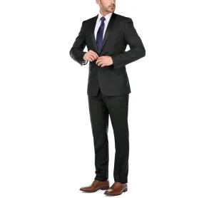 Renoir 201-1 Men's Slim Fit 2-Piece Shawl Lapel Slim Fit Tuxedo Suit celebration moment
