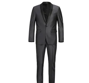 Renoir 201-17 Men's Slim Fit 2-Piece Shawl Lapel Slim Fit Tuxedo Suit retro classic