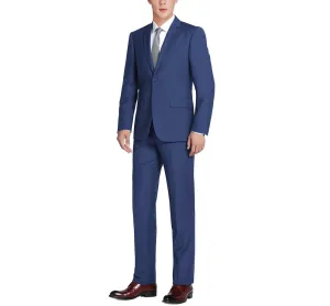 Renoir 201-20 Men's 2-Piece Single Breasted Notch Lapel Modern Fit Suit smart casual