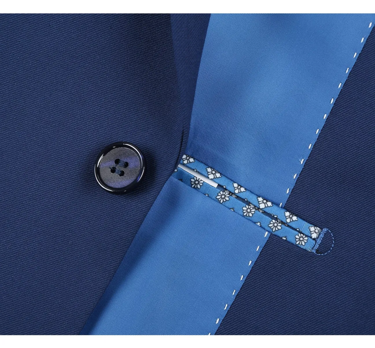 Renoir 201-20 Men's 2-Piece Single Breasted Notch Lapel Slim Fit Suit elegant fashion