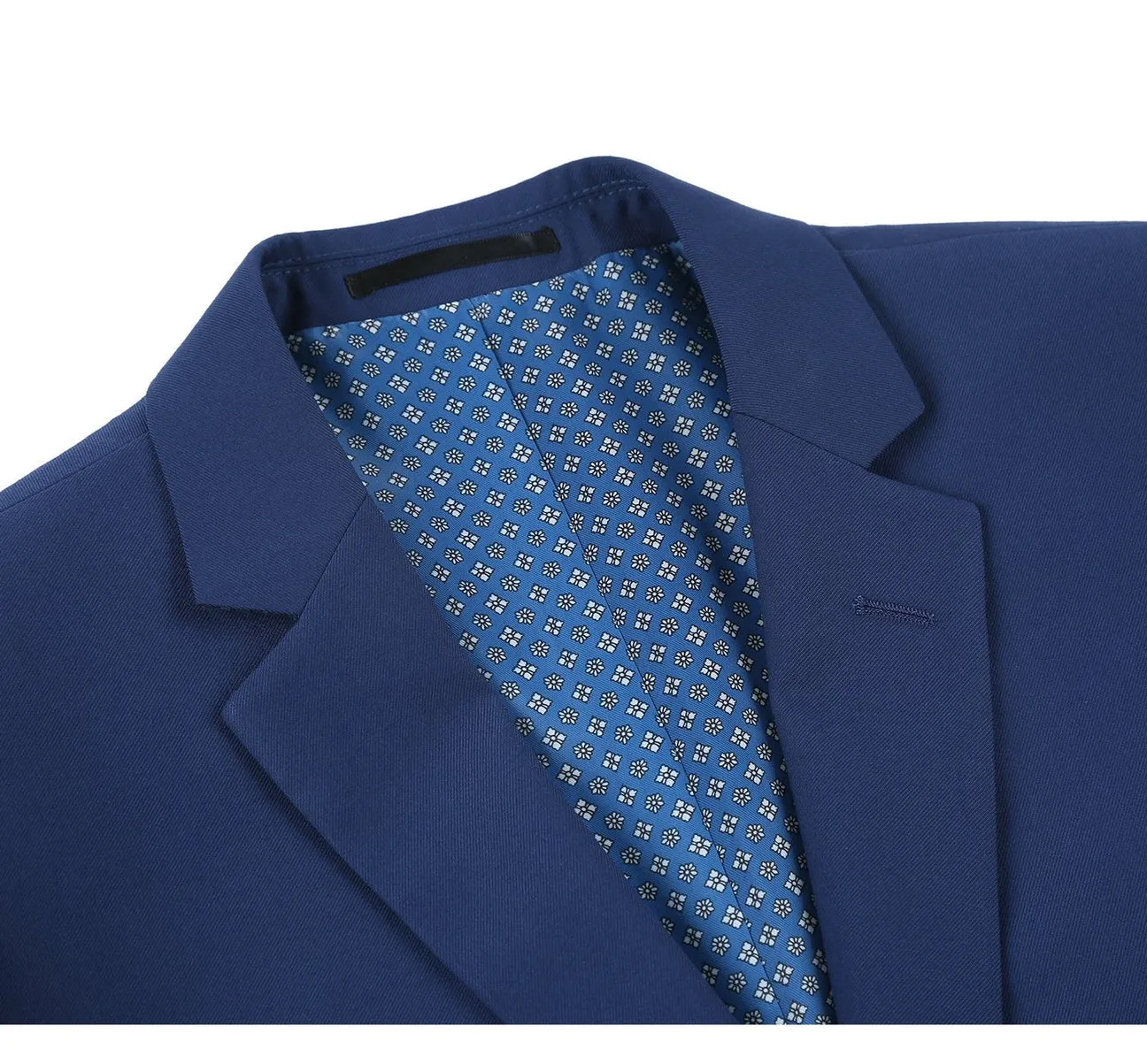 Renoir 201-20 Men's 2-Piece Single Breasted Notch Lapel Slim Fit Suit elegant style
