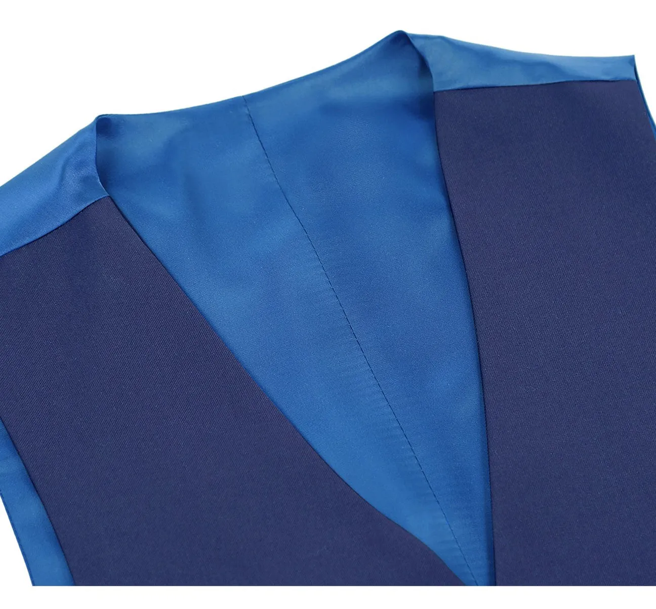 Renoir 201-20 Men's Classic Fit Suit Separate Vest - Royal Blue Fashion New