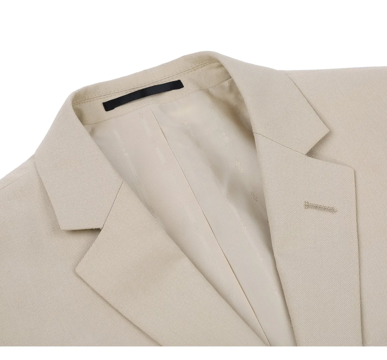 Renoir 201-3 Men's 2-Piece Single Breasted Notch Lapel Slim Fit Suit slim pants
