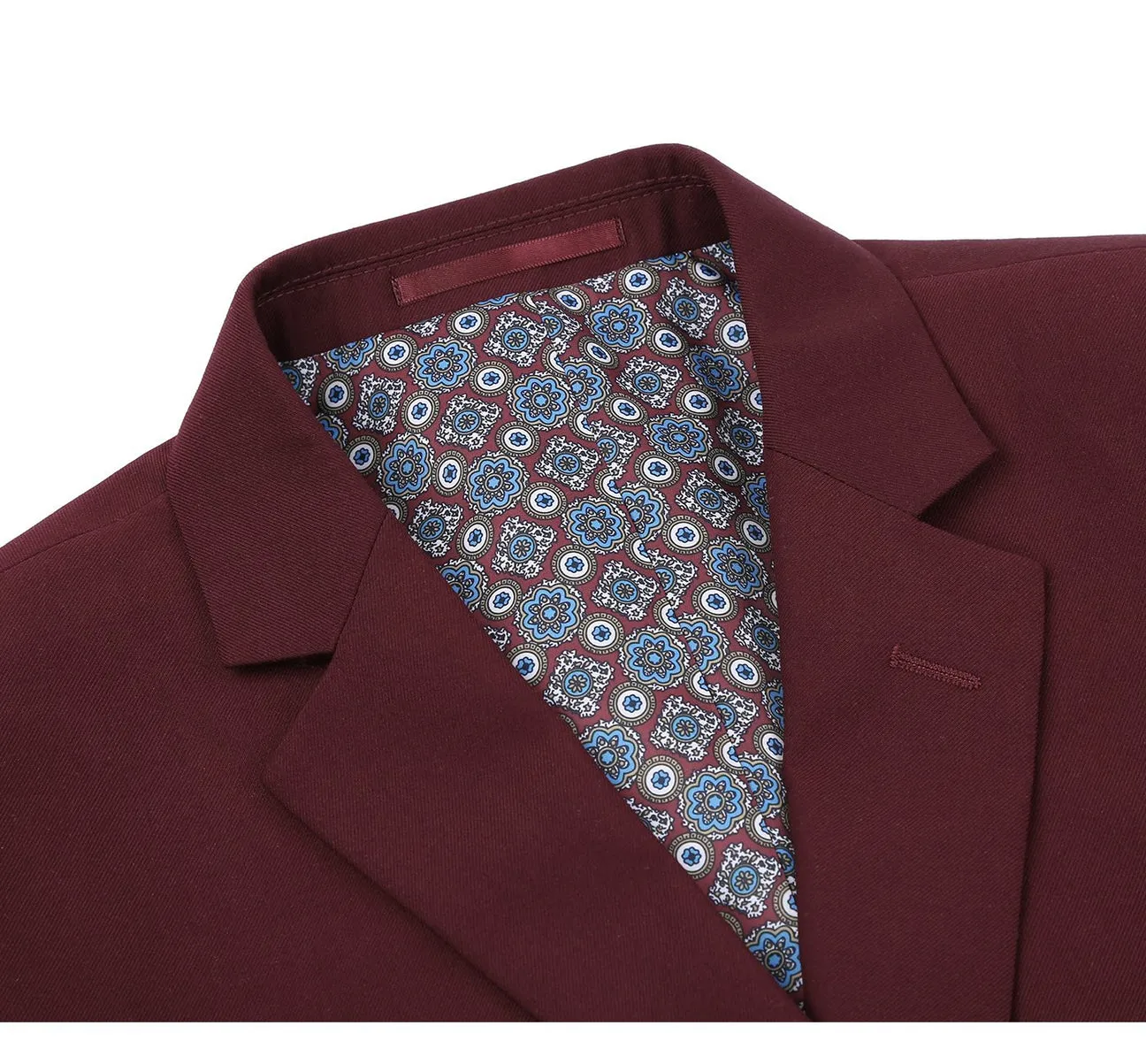 Renoir 201-8 Men's 2-Piece Single Breasted Notch Lapel Slim Fit Suit fashion statement