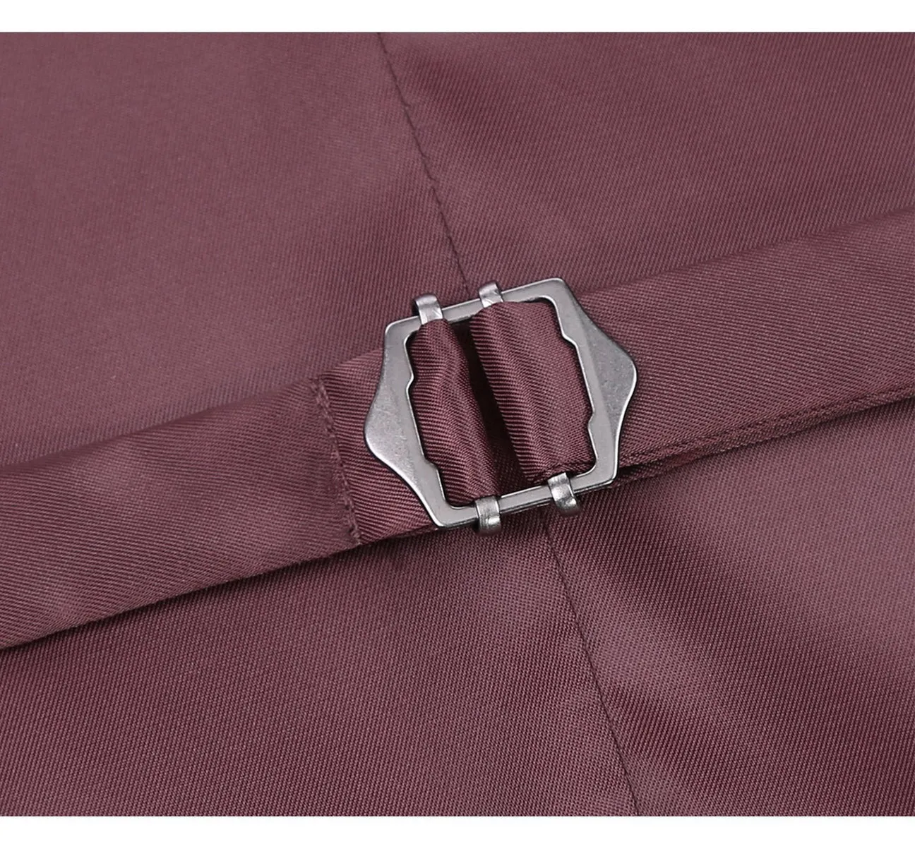 Renoir 201-8 Men's Classic Fit Suit Separate Vest - Burgundy Work Essential