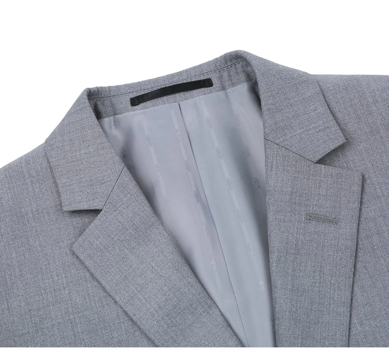 Renoir 202-2 Men's 2-Piece Single Breasted Notch Lapel Modern Fit Suit upscale look