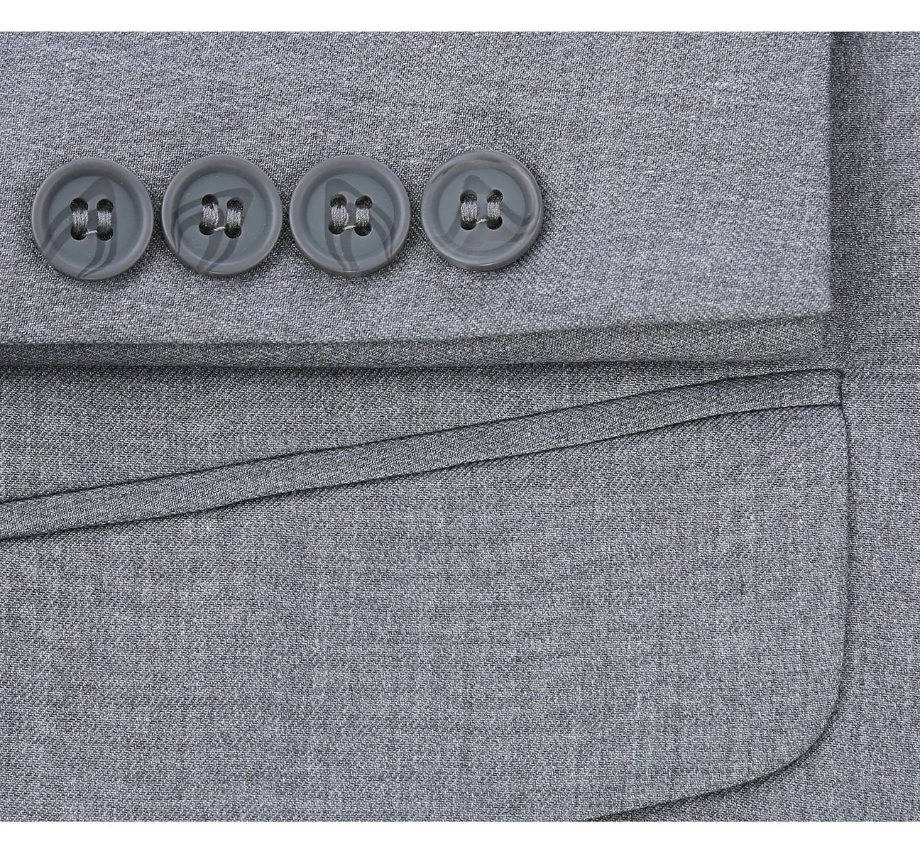 Renoir 202-2 Men's 2-Piece Single Breasted Notch Lapel Slim Fit Suit celebratory wear