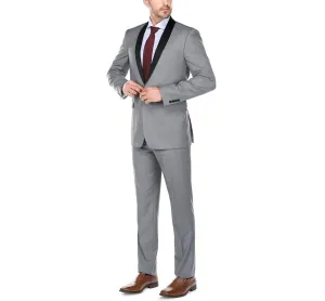 Renoir 202-2 Men's Slim Fit 2-Piece Shawl Lapel Slim Fit Tuxedo mens style