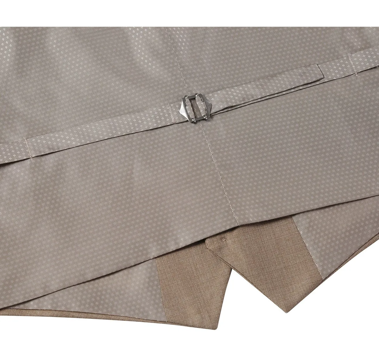 Renoir 202-3 Men's Classic Fit Suit Separate Vest - Taupe Luxury Style