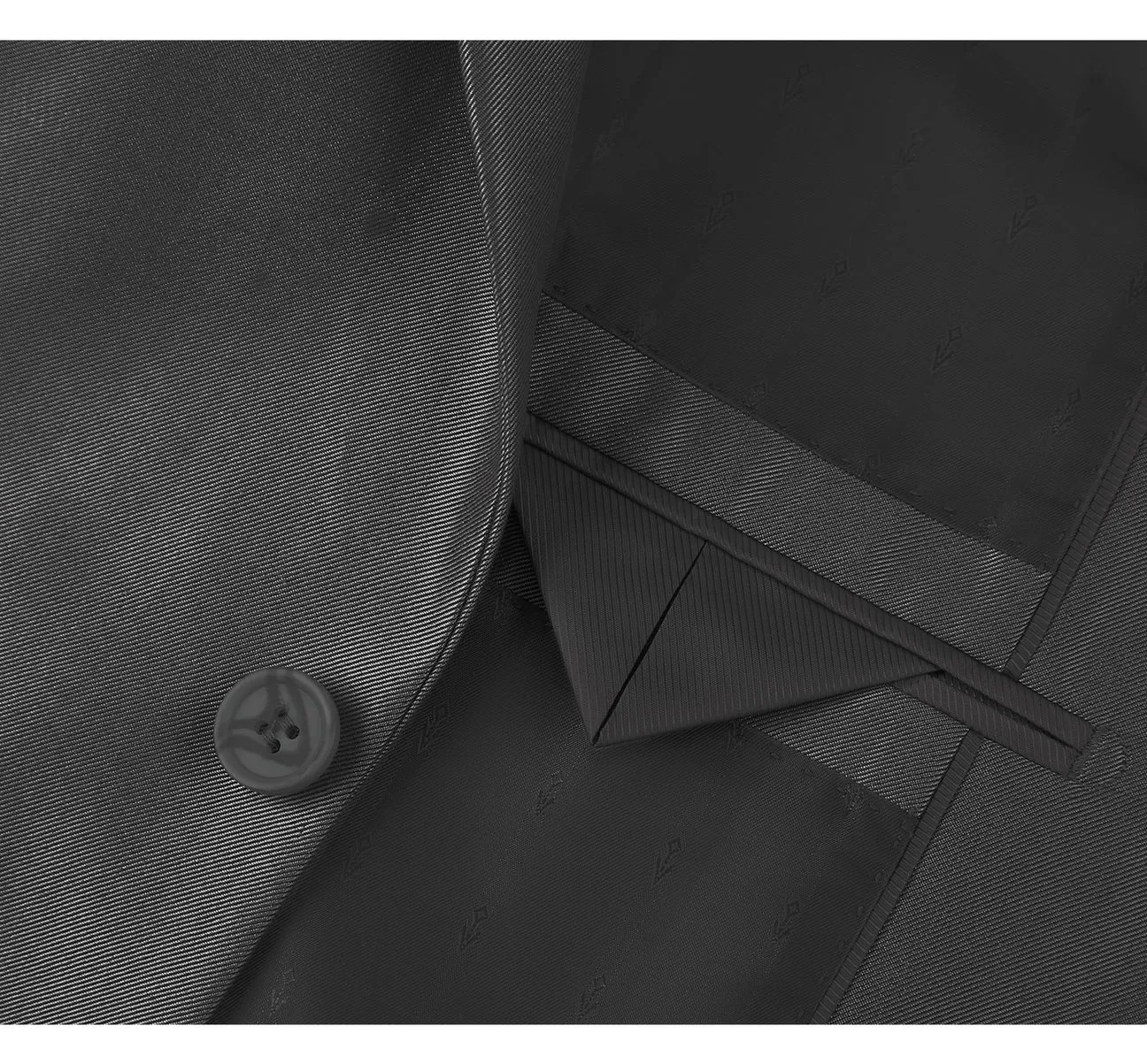 Renoir 207-1 Men's Sharkskin Italian Styled Two Piece Slim Fit Suit chic style