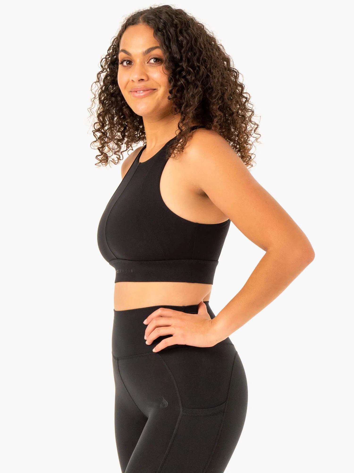 Reset High Impact Sports Bra - Black Sport Use