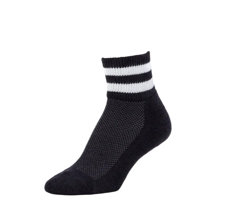 Retro Stripe Anklet in Black from Zkano Trend Design