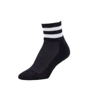 Retro Stripe Anklet in Black from Zkano Trend Design