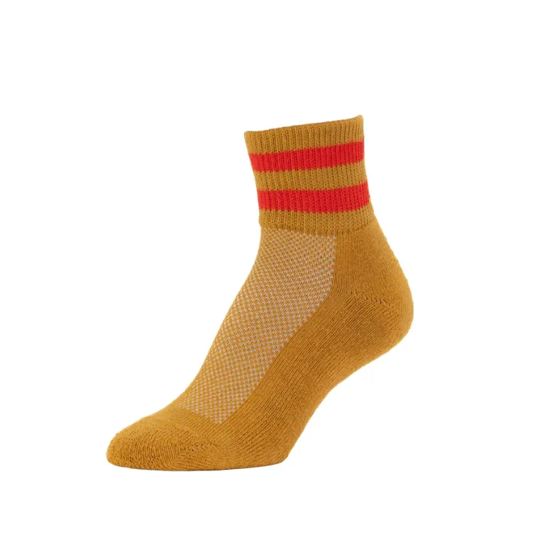 Retro Stripe Anklet in Gold from Zkano Strong Elastic