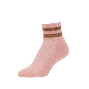 Retro Stripe Anklet in Rose from Zkano Double Layer