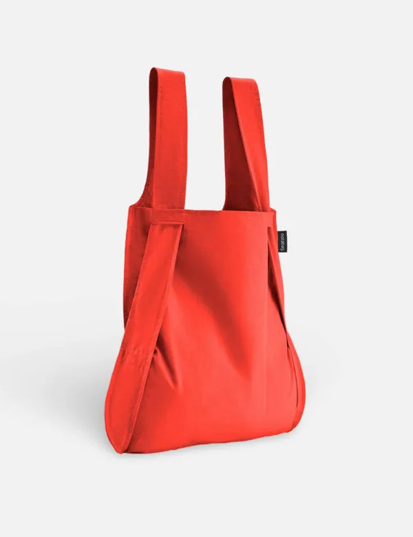 Reusable Tote in Bright Red from Notabag beach tote