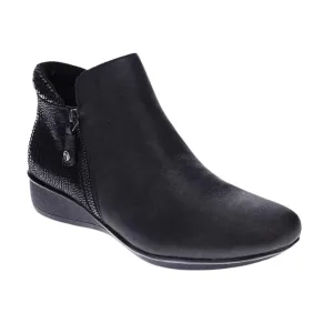 Revere Women's Damascus Bootie Wide Black neutral mood