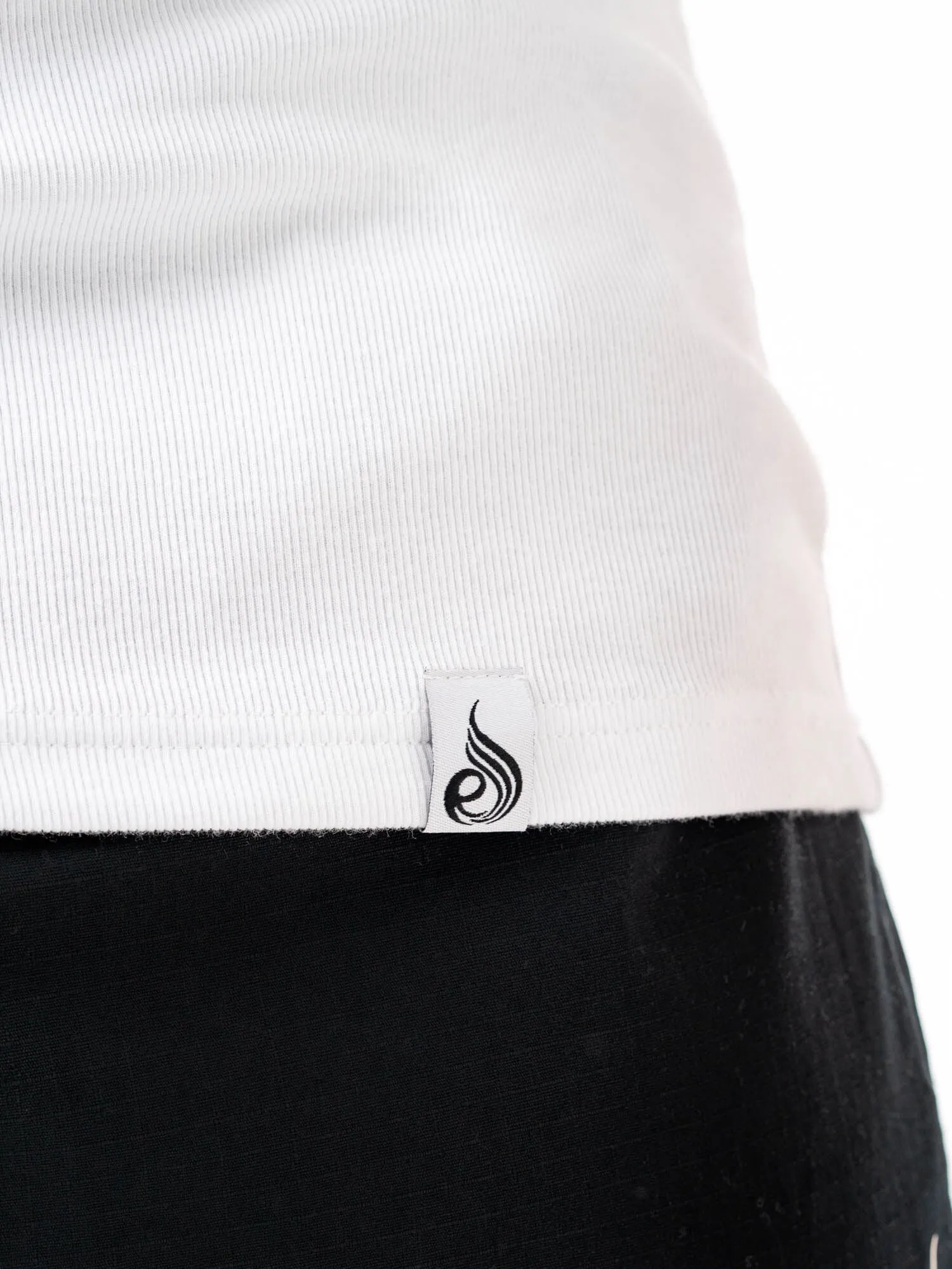 Ribbed Tank - White street trend