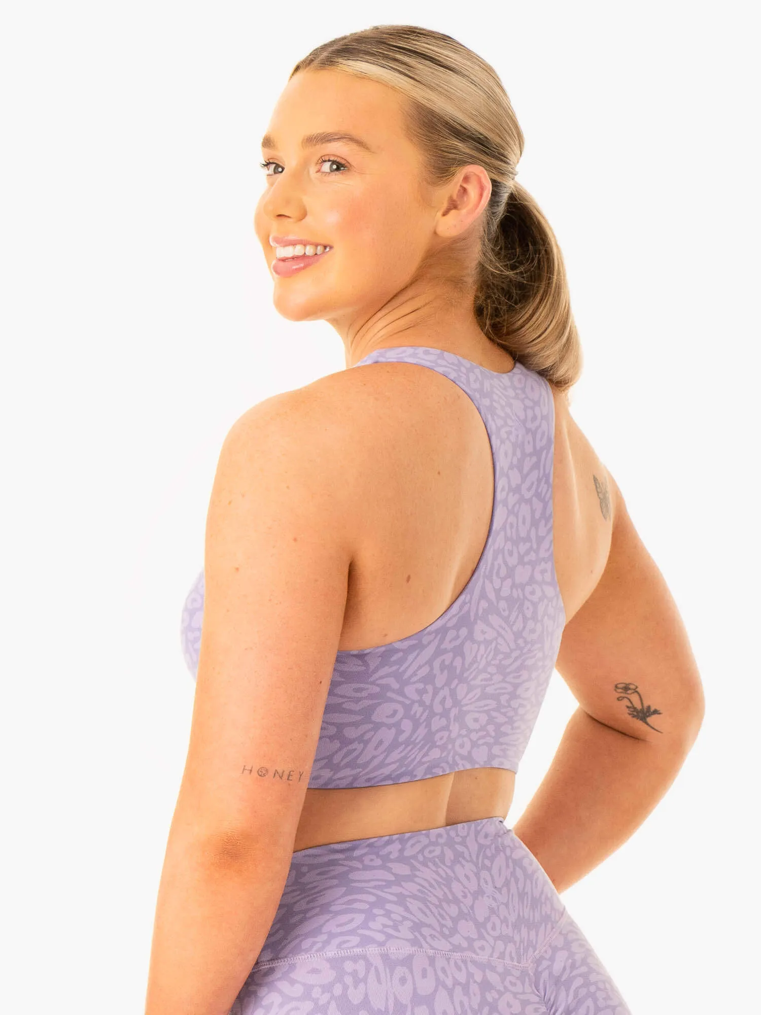 Rotation Sports Bra - Iris Leopard Size Variety