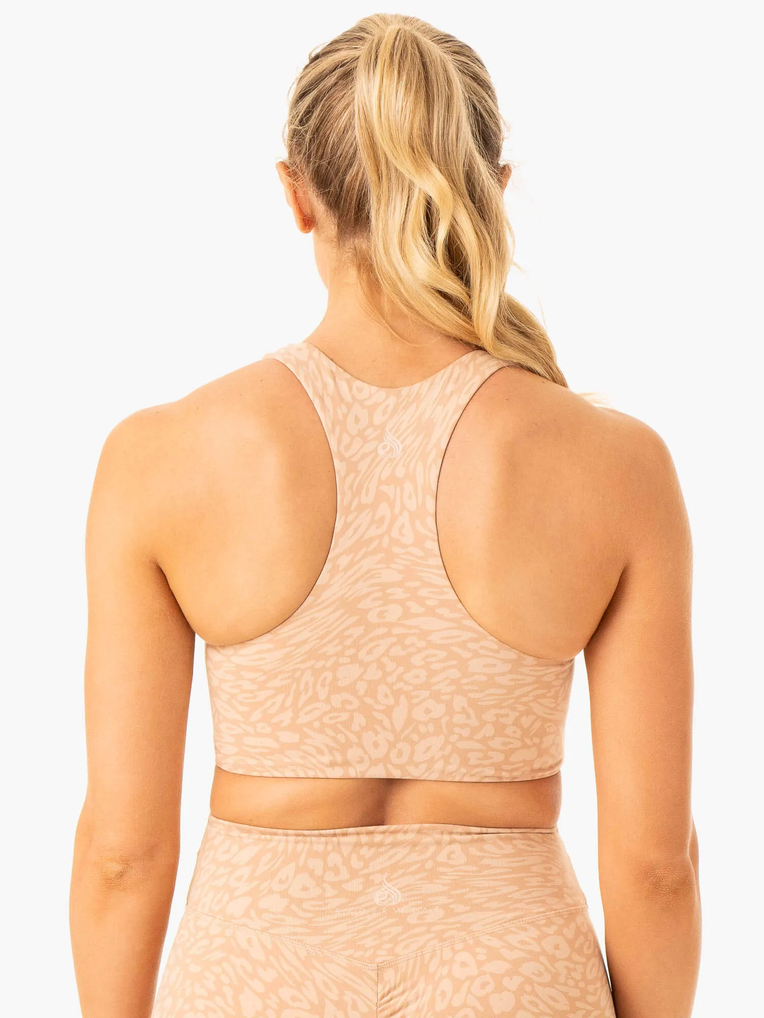 Rotation Sports Bra - Sandstone Leopard Multi Use