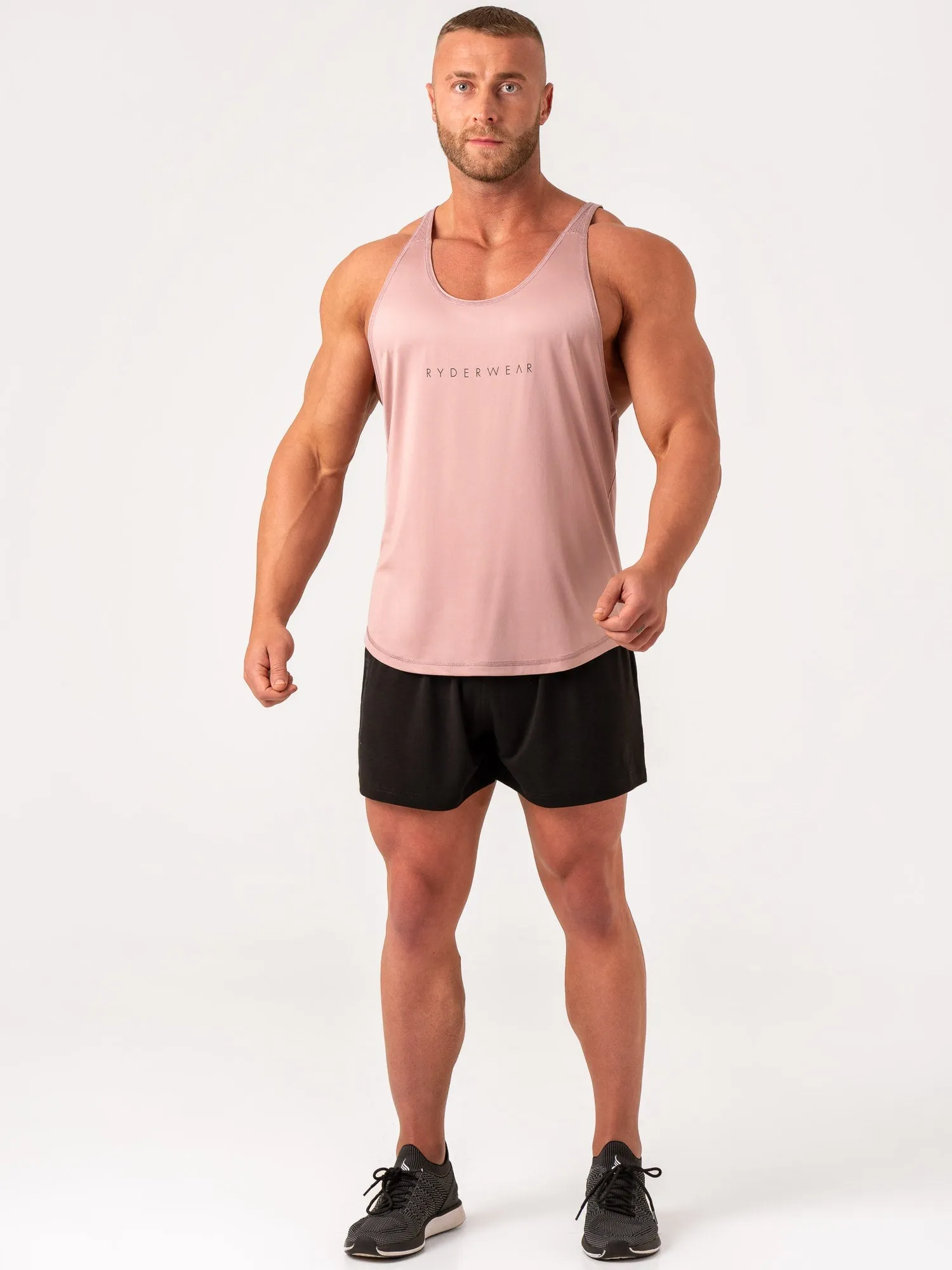 Ryder T-Back - Cinder stretch fit