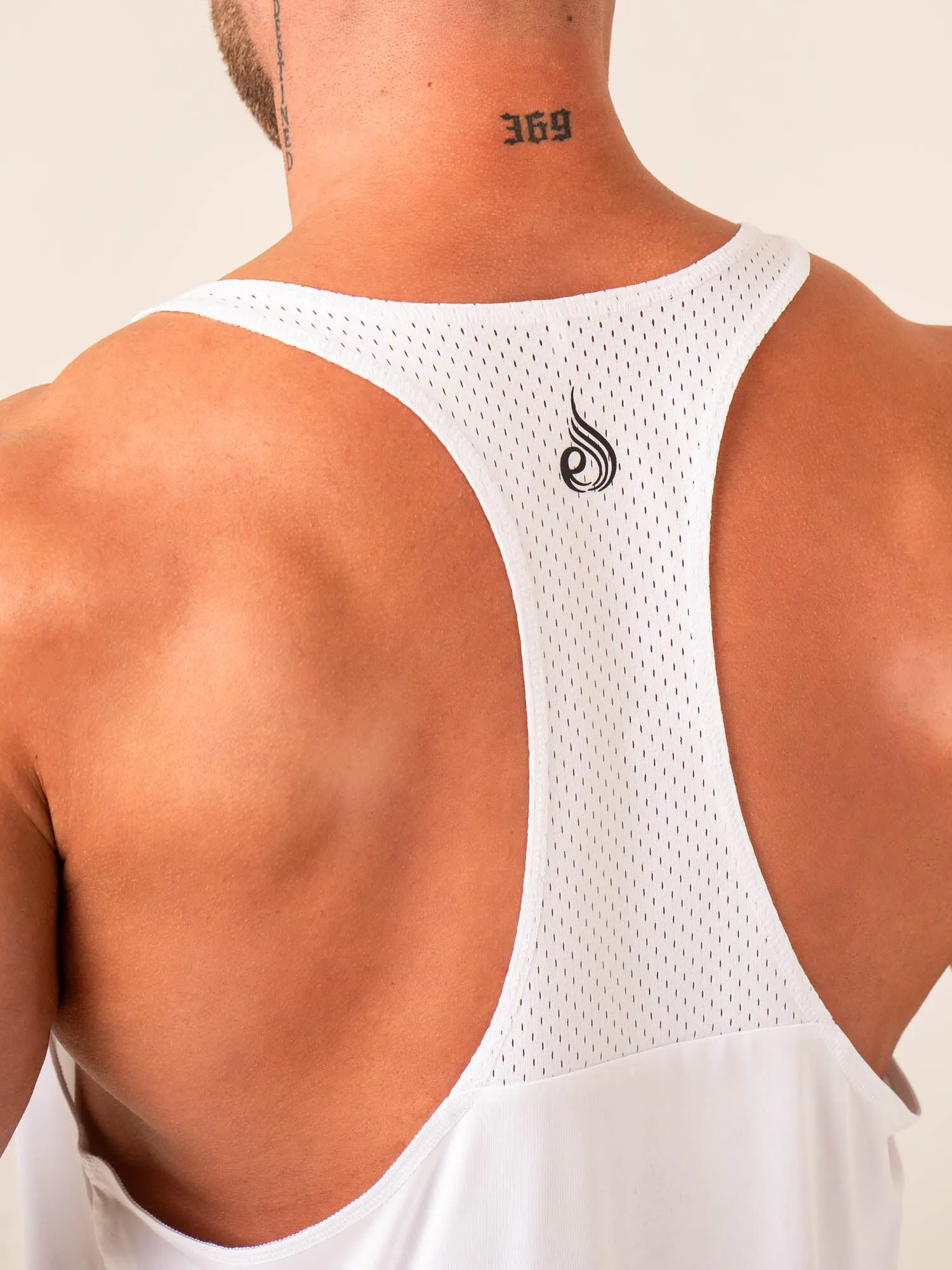 Ryder T-Back Men - White custom fit