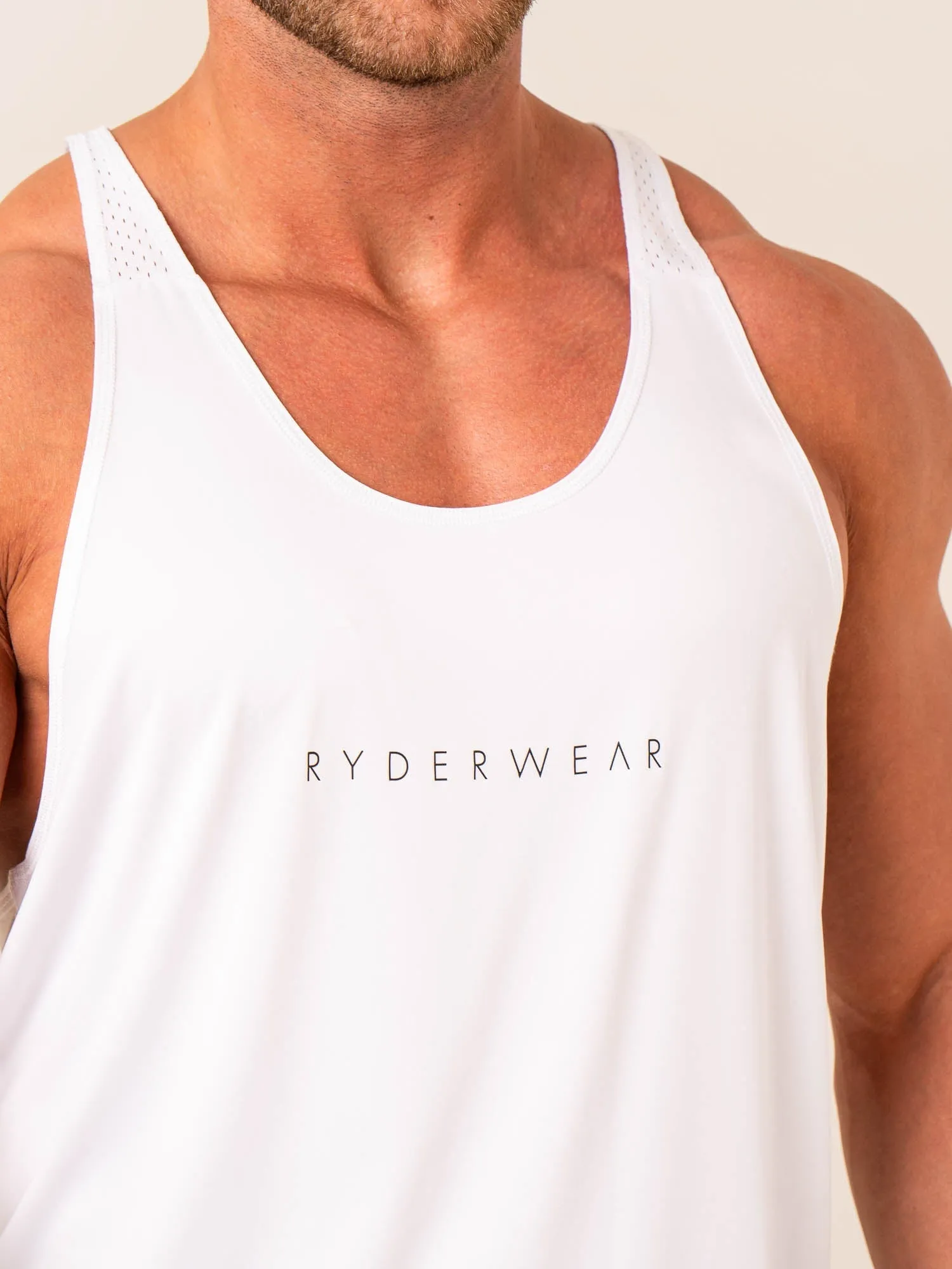 Ryder T-Back Men - White easy sport