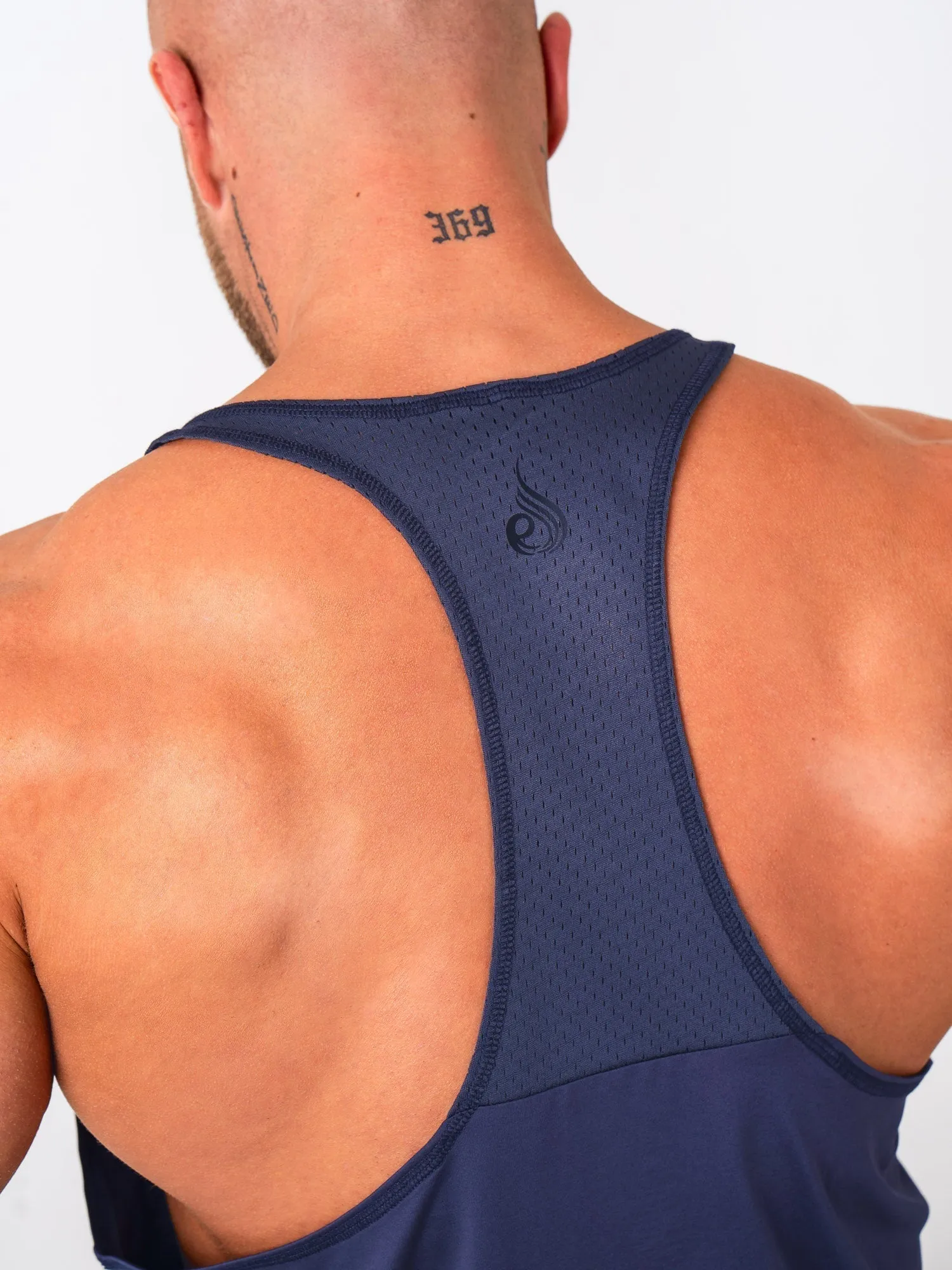 Ryder T-Back - Navy sport wave