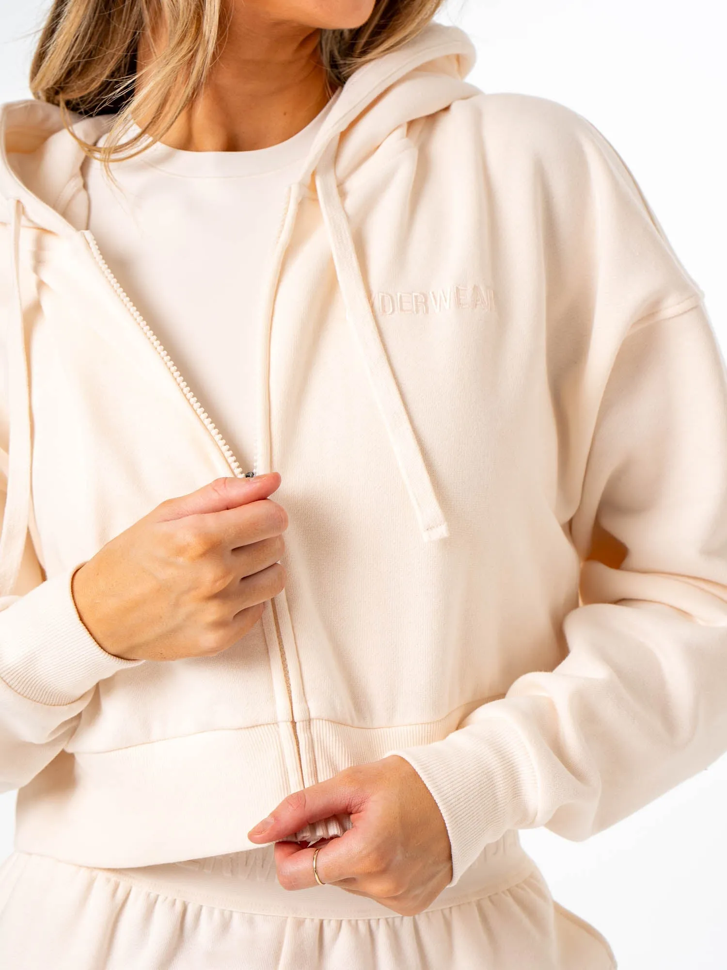 Ryderwear Track Jacket - Vanilla Cozy Layers
