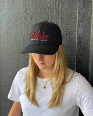 Saturdays in Cbus - black trucker hat party ready