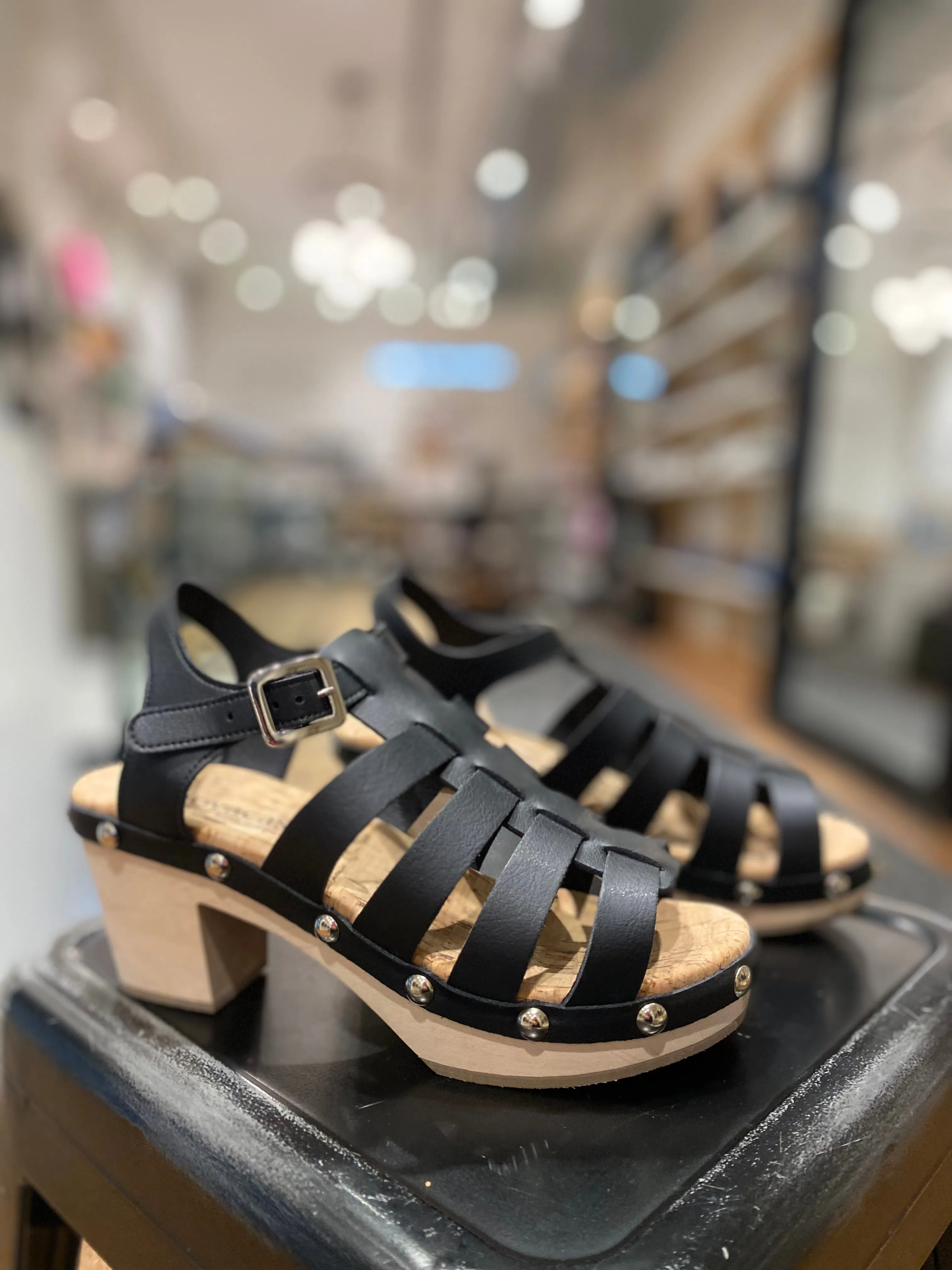 Sawyer Clog in Black from Novacas Weekend Flow