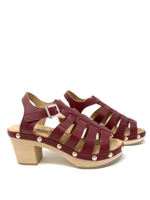Sawyer Clog in Bordeaux from Novacas Ocean Touch