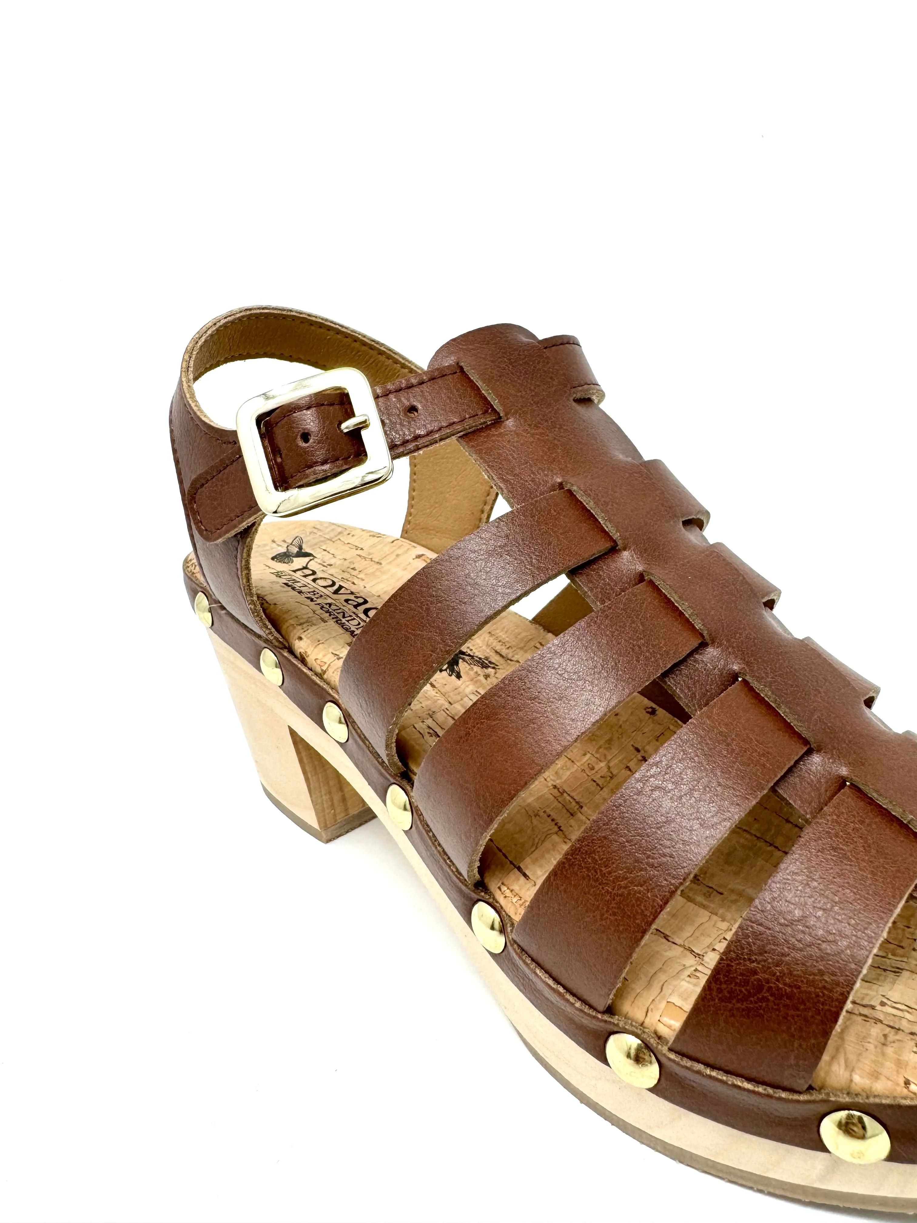 Sawyer Clog in Tan from Novacas Sunset Run