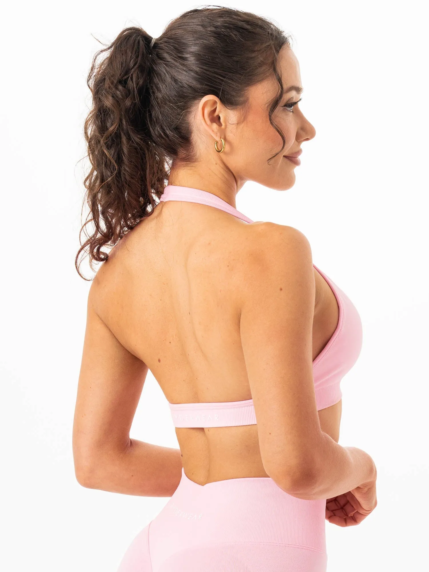 Sculpt Seamless Halter Bra - Blossom Innovation Fabric