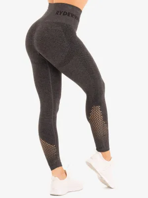 Seamless Staples Leggings - Charcoal Marl All day wear