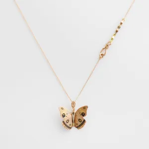 Shakudo Buckeye Necklace - 14K Rose Gold Elegant Match